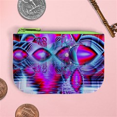 Crystal Northern Lights Palace, Abstract Ice  Coin Change Purse from ArtsNow.com Front