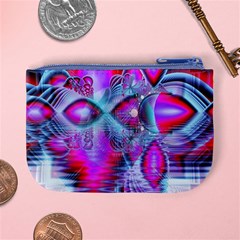 Crystal Northern Lights Palace, Abstract Ice  Coin Change Purse from ArtsNow.com Back