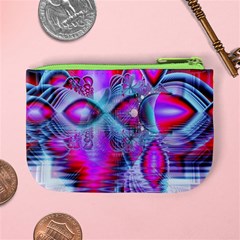 Crystal Northern Lights Palace, Abstract Ice  Coin Change Purse from ArtsNow.com Back