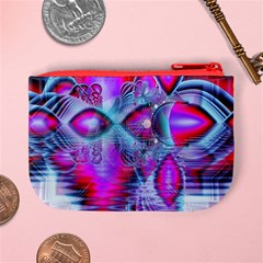 Crystal Northern Lights Palace, Abstract Ice  Coin Change Purse from ArtsNow.com Back