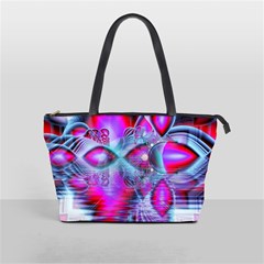 Crystal Northern Lights Palace, Abstract Ice  Large Shoulder Bag from ArtsNow.com Front