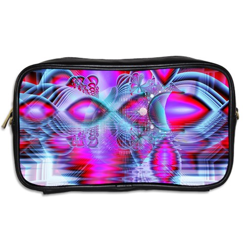 Crystal Northern Lights Palace, Abstract Ice  Travel Toiletry Bag (Two Sides) from ArtsNow.com Back