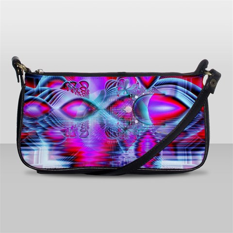 Crystal Northern Lights Palace, Abstract Ice  Evening Bag from ArtsNow.com Front