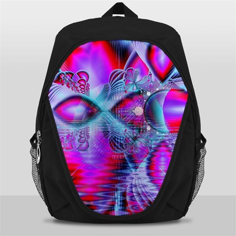 Crystal Northern Lights Palace, Abstract Ice  Backpack Bag from ArtsNow.com Front