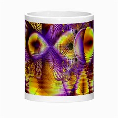 Golden Violet Crystal Palace, Abstract Cosmic Explosion Morph Mug from ArtsNow.com Center