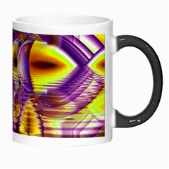 Golden Violet Crystal Palace, Abstract Cosmic Explosion Morph Mug from ArtsNow.com Right