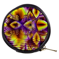 Golden Violet Crystal Palace, Abstract Cosmic Explosion Mini Makeup Case from ArtsNow.com Front