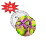 Raspberry Lime Mystical Magical Lake, Abstract  1.75  Button (100 pack)