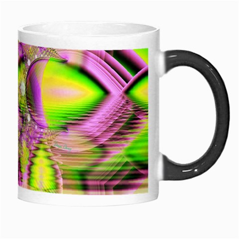 Raspberry Lime Mystical Magical Lake, Abstract  Morph Mug from ArtsNow.com Right