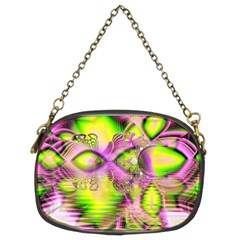 Raspberry Lime Mystical Magical Lake, Abstract  Chain Purse (Two Sided)  from ArtsNow.com Front