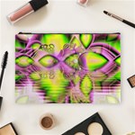 Raspberry Lime Mystical Magical Lake, Abstract  Cosmetic Bag (Large)