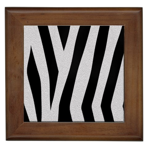 Zebra Framed Tile from ArtsNow.com Front