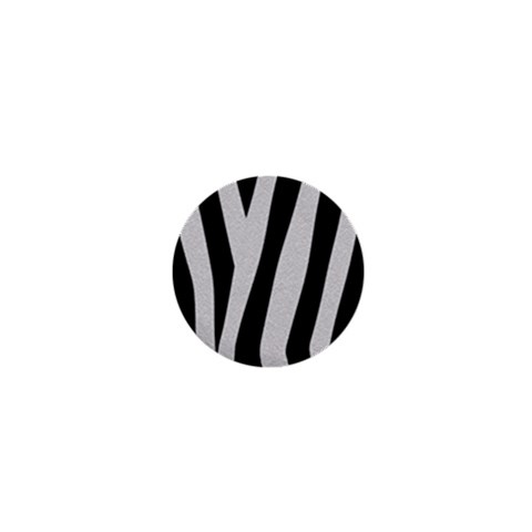 Zebra 1  Mini Button from ArtsNow.com Front