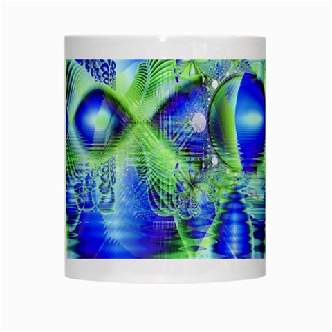 Irish Dream Under Abstract Cobalt Blue Skies White Coffee Mug from ArtsNow.com Center