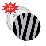 Zebra 2.25  Button (10 pack)