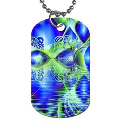 Irish Dream Under Abstract Cobalt Blue Skies Dog Tag (Two Front