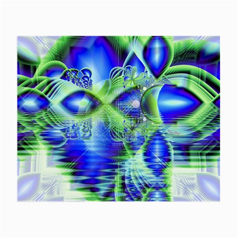 Irish Dream Under Abstract Cobalt Blue Skies Glasses Cloth (Small, Two Sided) from ArtsNow.com Back