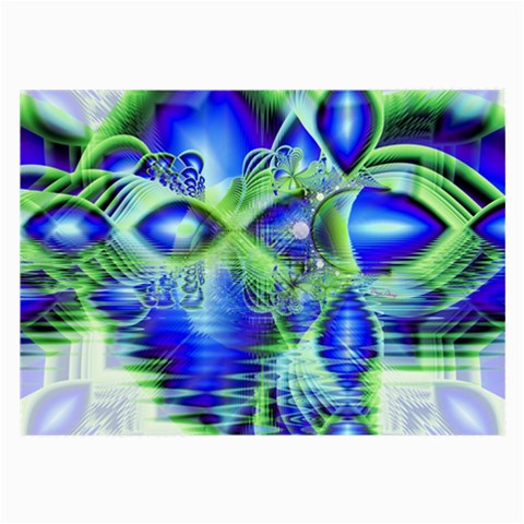 Irish Dream Under Abstract Cobalt Blue Skies Glasses Cloth (Large) from ArtsNow.com Front