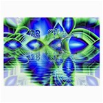 Irish Dream Under Abstract Cobalt Blue Skies Glasses Cloth (Large)