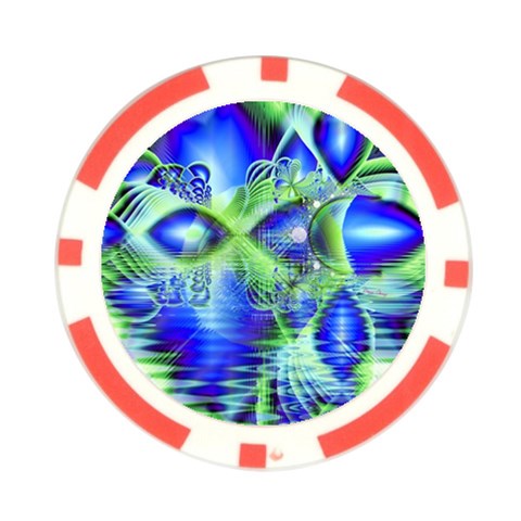 Irish Dream Under Abstract Cobalt Blue Skies Poker Chip from ArtsNow.com Front