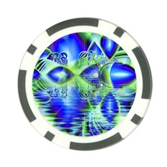 Irish Dream Under Abstract Cobalt Blue Skies Poker Chip from ArtsNow.com Front