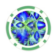 Irish Dream Under Abstract Cobalt Blue Skies Poker Chip from ArtsNow.com Back