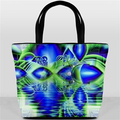 Irish Dream Under Abstract Cobalt Blue Skies Bucket Handbag from ArtsNow.com Front