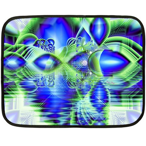 Irish Dream Under Abstract Cobalt Blue Skies Mini Fleece Blanket (Two Sided) from ArtsNow.com 35 x27  Blanket Front