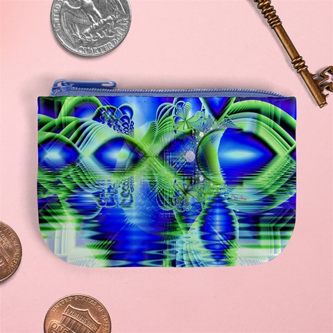 Irish Dream Under Abstract Cobalt Blue Skies Coin Change Purse from ArtsNow.com Front