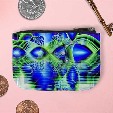 Irish Dream Under Abstract Cobalt Blue Skies Coin Change Purse from ArtsNow.com Back