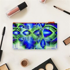 Irish Dream Under Abstract Cobalt Blue Skies Cosmetic Bag (Small) from ArtsNow.com Back