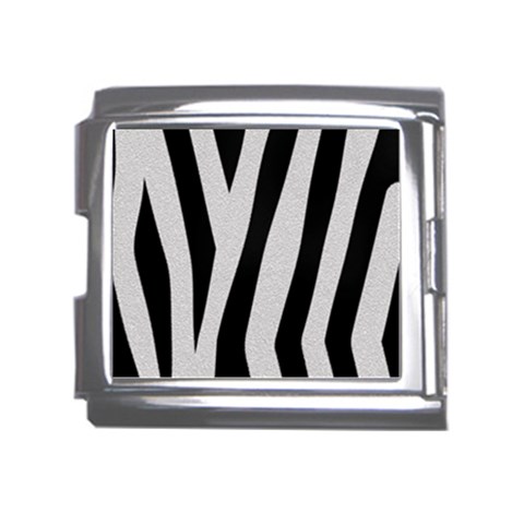 Zebra Mega Link Italian Charm (18mm) from ArtsNow.com Front