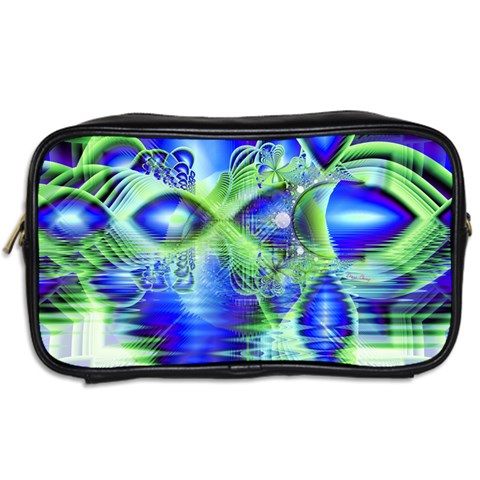 Irish Dream Under Abstract Cobalt Blue Skies Travel Toiletry Bag (Two Sides) from ArtsNow.com Back