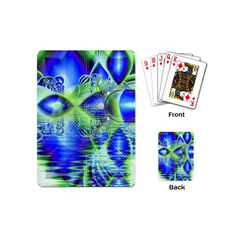 Irish Dream Under Abstract Cobalt Blue Skies Playing Cards (Mini) from ArtsNow.com Back