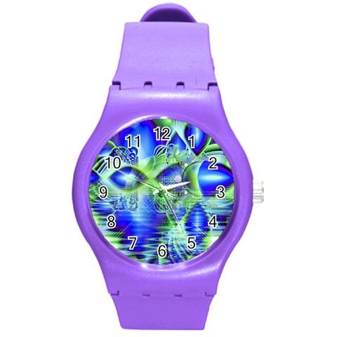 Irish Dream Under Abstract Cobalt Blue Skies Plastic Sport Watch (Medium) from ArtsNow.com Front