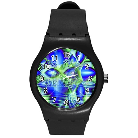 Irish Dream Under Abstract Cobalt Blue Skies Plastic Sport Watch (Medium) from ArtsNow.com Front