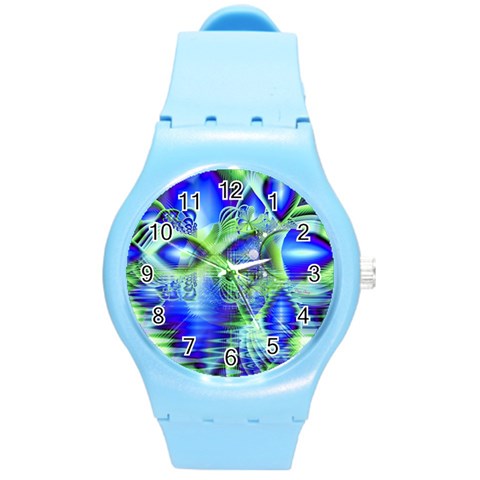 Irish Dream Under Abstract Cobalt Blue Skies Plastic Sport Watch (Medium) from ArtsNow.com Front