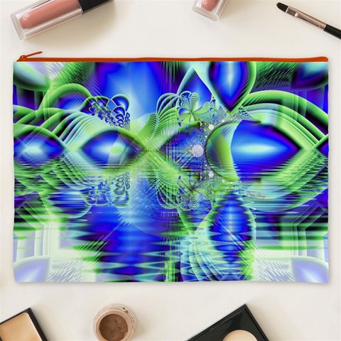 Irish Dream Under Abstract Cobalt Blue Skies Cosmetic Bag (XXXL) from ArtsNow.com Front