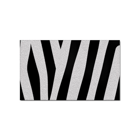 Zebra Sticker (Rectangular) from ArtsNow.com Front