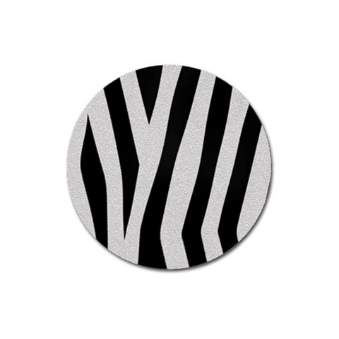 Zebra Magnet 3  (Round) from ArtsNow.com Front