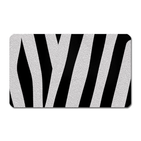 Zebra Magnet (Rectangular) from ArtsNow.com Front