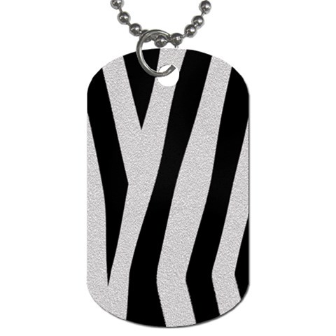 Zebra Dog Tag (One Side) from ArtsNow.com Front