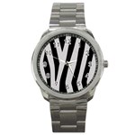 Zebra Sport Metal Watch