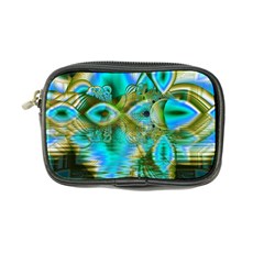 Crystal Gold Peacock, Abstract Mystical Lake Coin Purse from ArtsNow.com Front