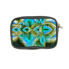 Crystal Gold Peacock, Abstract Mystical Lake Coin Purse from ArtsNow.com Back