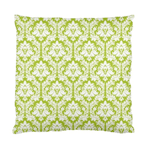 Spring Green Damask Pattern Standard Cushion Case (Two Sides) from ArtsNow.com Front