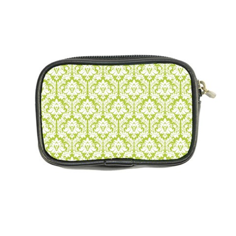 Spring Green Damask Pattern Coin Purse from ArtsNow.com Back