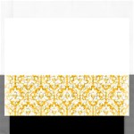 White On Sunny Yellow Damask Jigsaw Puzzle (Rectangle)