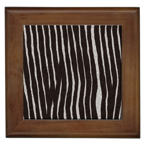 Zebra Framed Tile from ArtsNow.com Front