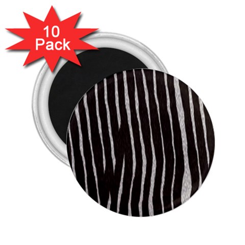 Zebra 2.25  Magnet (10 pack) from ArtsNow.com Front